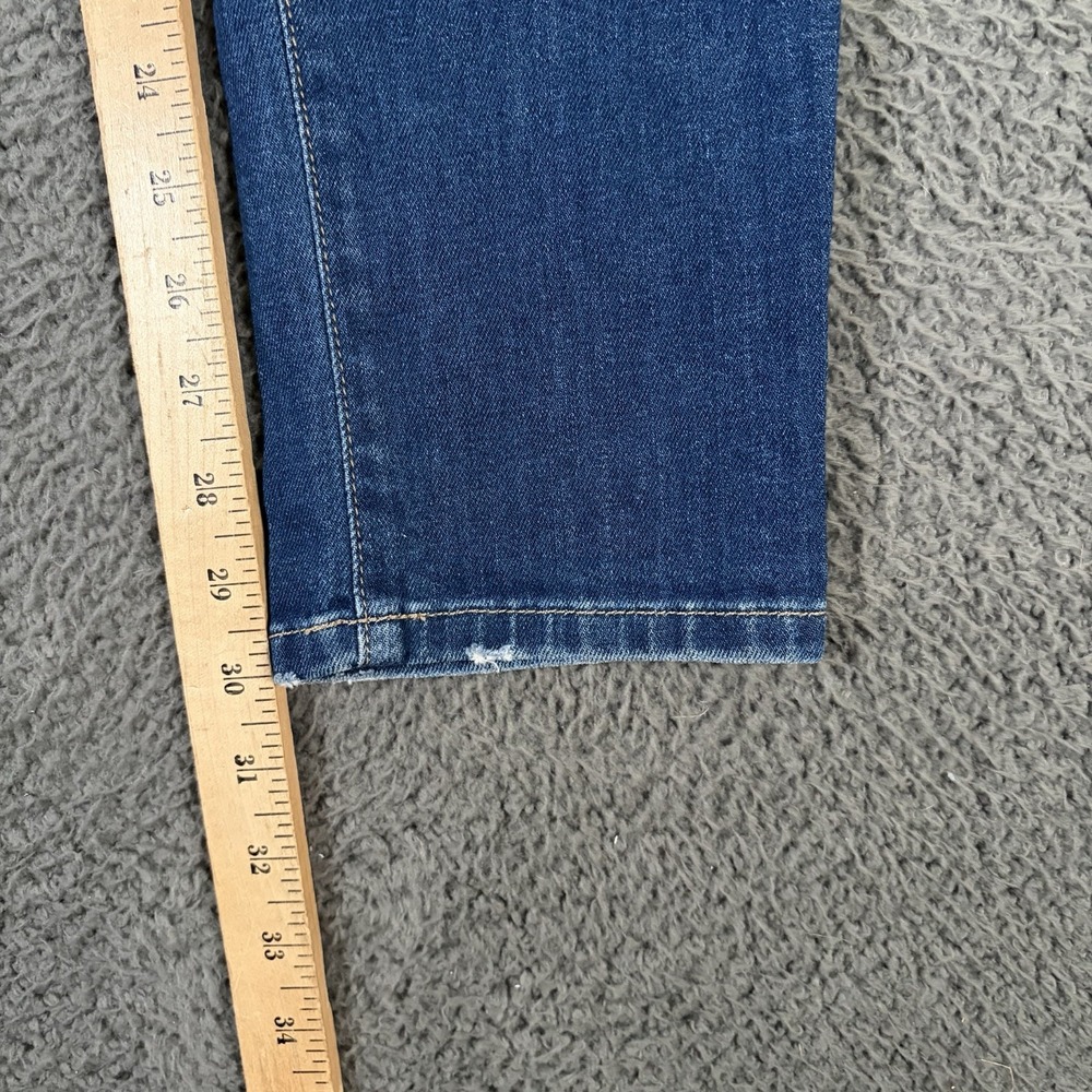 Joes Jeans Womens 28x30 Blue Skinny Stretch Mid-Rise Whiskered Preppy - Picture 8 of 9